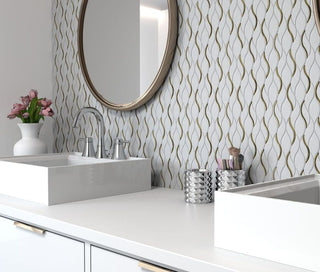 SYMMETRY GOLD Tile & Stone by Anthology Tile