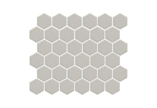 Taupe Satin Matte Hexagon 12.5x11 by Happy Floors