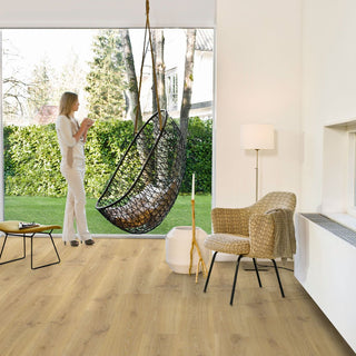 Tennessee oak natural Waterproof Laminate by Quickstep