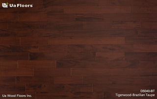 Tigerwood_Brazilian Taupe Engineered Hardwood by UA Floors