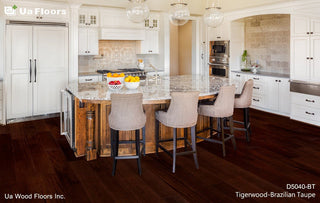 Tigerwood_Brazilian Taupe Engineered Hardwood by UA Floors