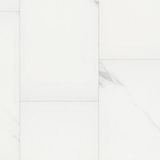 Tile in Carrara Cotton Vinyl by DH Floors