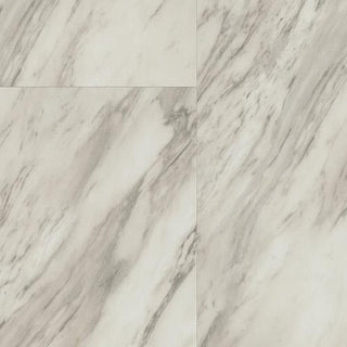 Tile in Carrara Grey Vinyl by DH Floors
