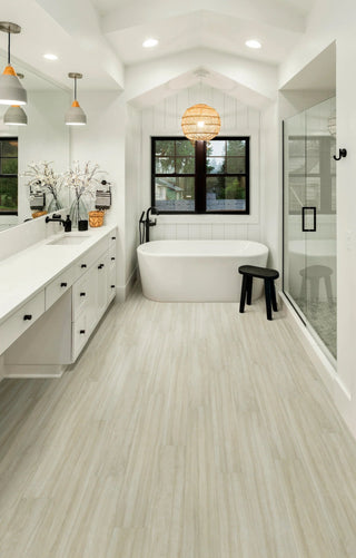 Tile in Marmo Amber Vinyl by DH Floors