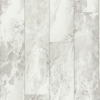 Tile in Marmo White Vinyl by DH Floors