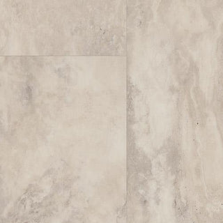 Tile in Travertine Mist Vinyl by DH Floors