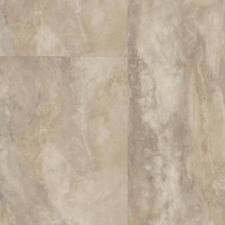 Tile in Travertine Oyster Vinyl by DH Floors