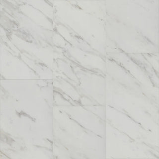 Tile with CGT in Blanca Marble Vinyl by DH Floors