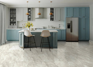 Tile with CGT in Marble Haven Vinyl by DH Floors