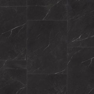 Tile with IGT in Pietra Nero Vinyl by DH Floors