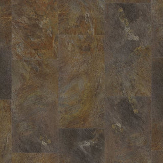 Tile with IGT in Slate Copper Vinyl by DH Floors