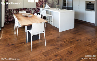 Tobacco Hickory Engineered Hardwood by UA Floors