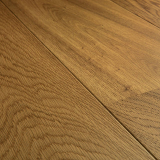 Toffee brown oak extra matt Engineered Hardwood by Quickstep