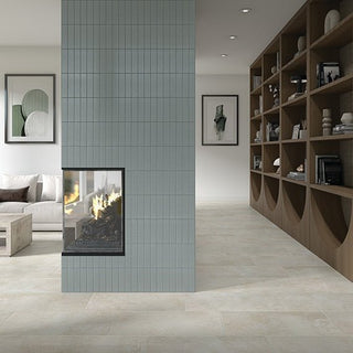 Tranquility Rectangle Fluted Tile & Stone by American Olean