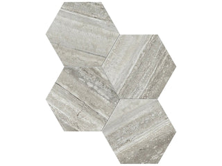 Travertino Instrata 6" Hexagon Polished Tile & Stone by Anatolia Tile