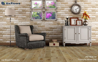 Triomphe White Oak Engineered Hardwood by UA Floors