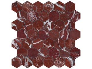 Tuscano Rosso Hexagon 2" Tile & Stone by Anatolia Tile