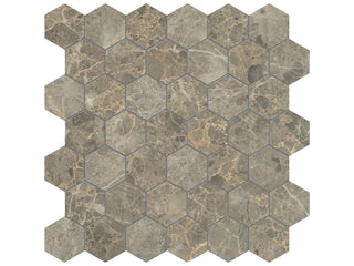 Velutto Ash Hexagon 2" Tile & Stone by Anatolia Tile