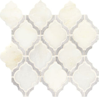 Vestal White Blend Arabesque Tile & Stone by American Olean