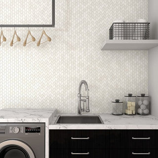 Vestal White Leaf Tile & Stone by American Olean