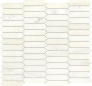 Vestal White Linear Hexagon Tile & Stone by American Olean