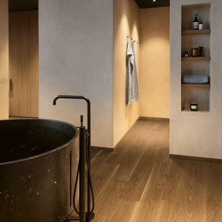 Vivid walnut Waterproof Laminate by Quickstep