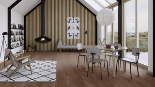 Walnut am. Transparent Andante, 14mm 3 - Strip Engineered Hardwood by Boen