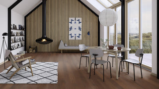 Walnut am. Transparent Andante, 14mm Plank 138 Engineered Hardwood by Boen
