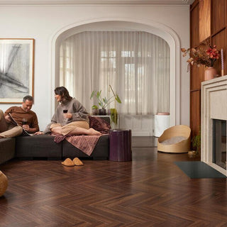 Walnut Brown Water Resistant Laminate by BerryAlloc