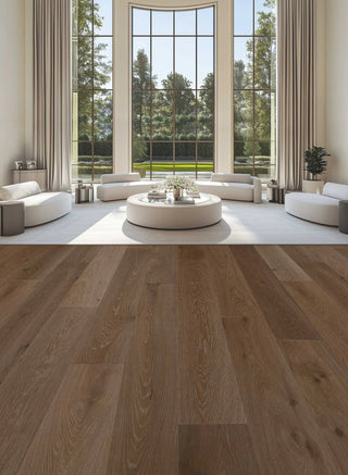 Whispering Taupe Engineered Hardwood by HF Design LLC
