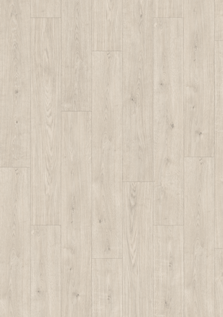 White Berdal Oak Water Resistant Laminate by Egger