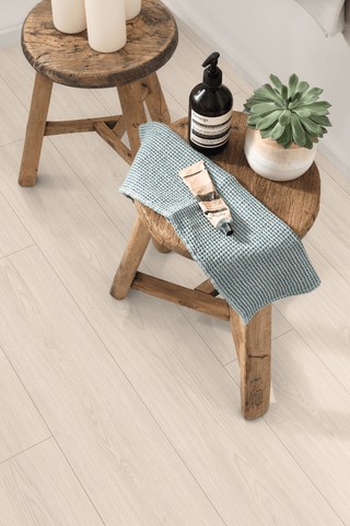 White Casella Oak Water Resistant Laminate by Egger