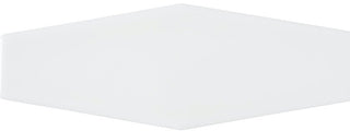 White Glossy Elongated Hex 3x8 by Happy Floors