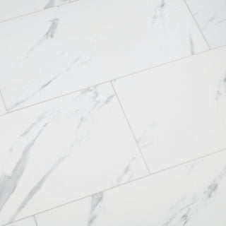 WHITE - GREY Waterproof Rigid core Vinyl Flooring Vinyl by Nu Floor