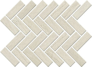 White Herringbone Tile & Stone by American Olean