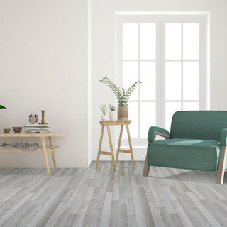 White Oiled Ash 3 str Water Resistant Laminate by BerryAlloc