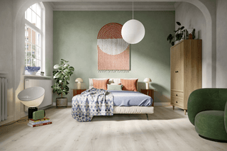 White Pinot Oak Water Resistant Laminate by Egger