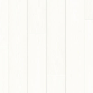 White planks Waterproof Laminate by Quickstep