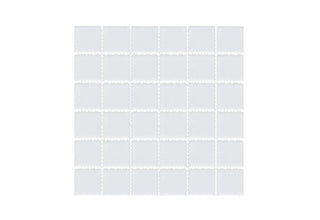 White Satin Matte 2x2 (12x12 Sheet) by Happy Floors