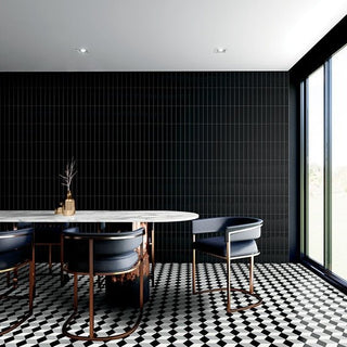 White/Black/Balance/Matte Cubist Tile & Stone by American Olean