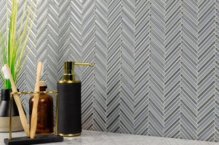 WIND HERRINGBONE Tile & Stone by Anthology Tile