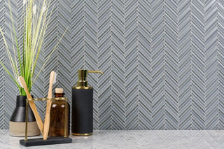 WIND HERRINGBONE Tile & Stone by Anthology Tile