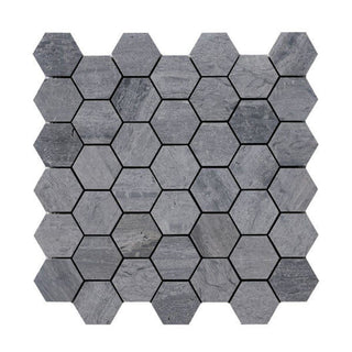 Wooden Silver Hexagon by Happy Floors